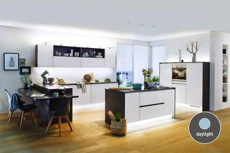 Tageslichtweiße LEDs für eine helle Grundbeleuchtung