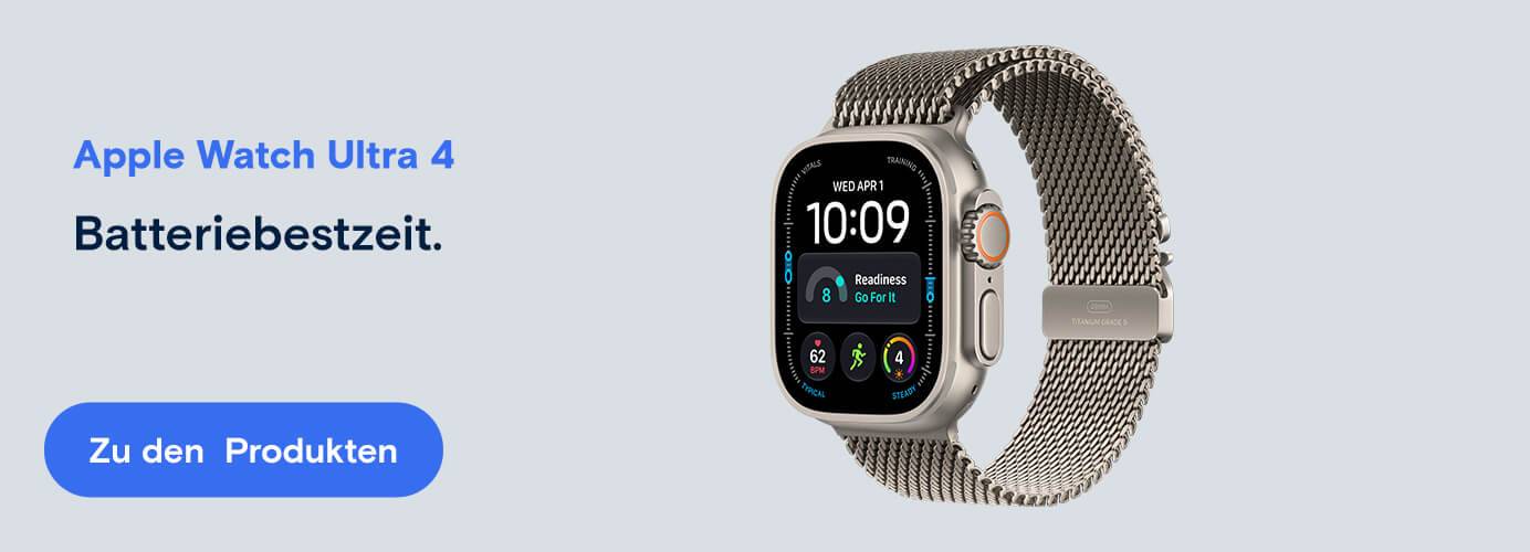 Apple Watch Ultra 4 - Batteriebestzeit. 