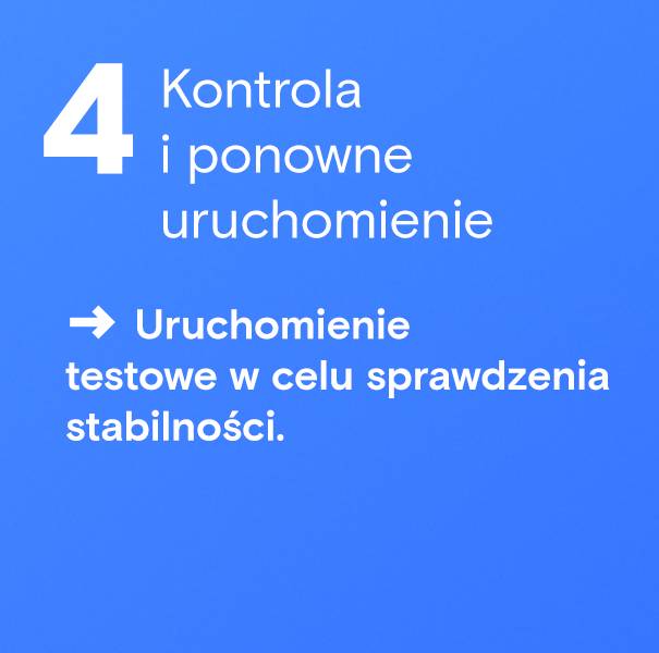 Sprawdzenie działania i ponowne uruchomienie systemu