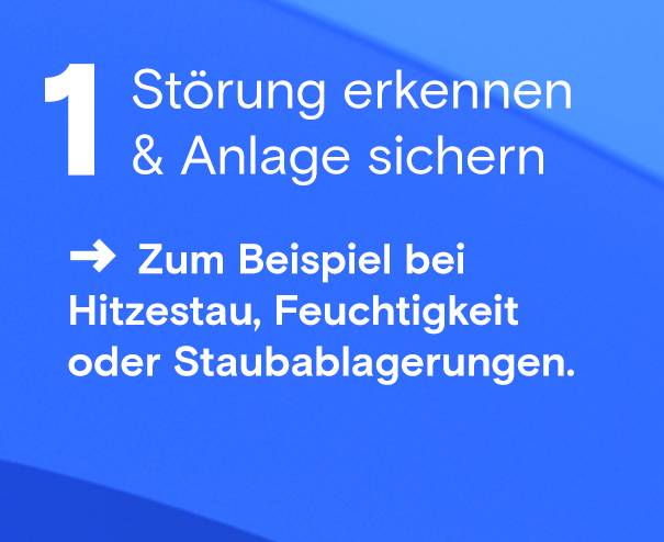 Störung erkennen & Anlage sichern