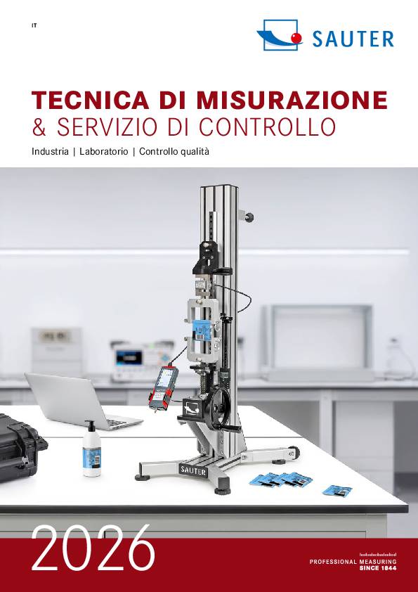Catalog Technica Di Misuranzione & Servizio Die Controllo  2026