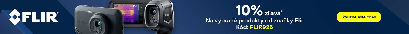 10%	zľava Na vybrané produkty od značky Flir