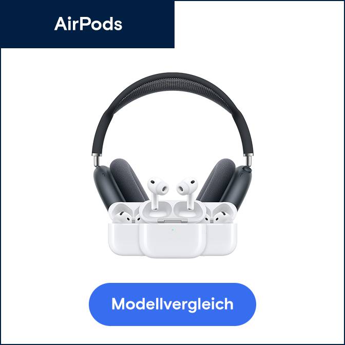 Airpods Modellvergleich