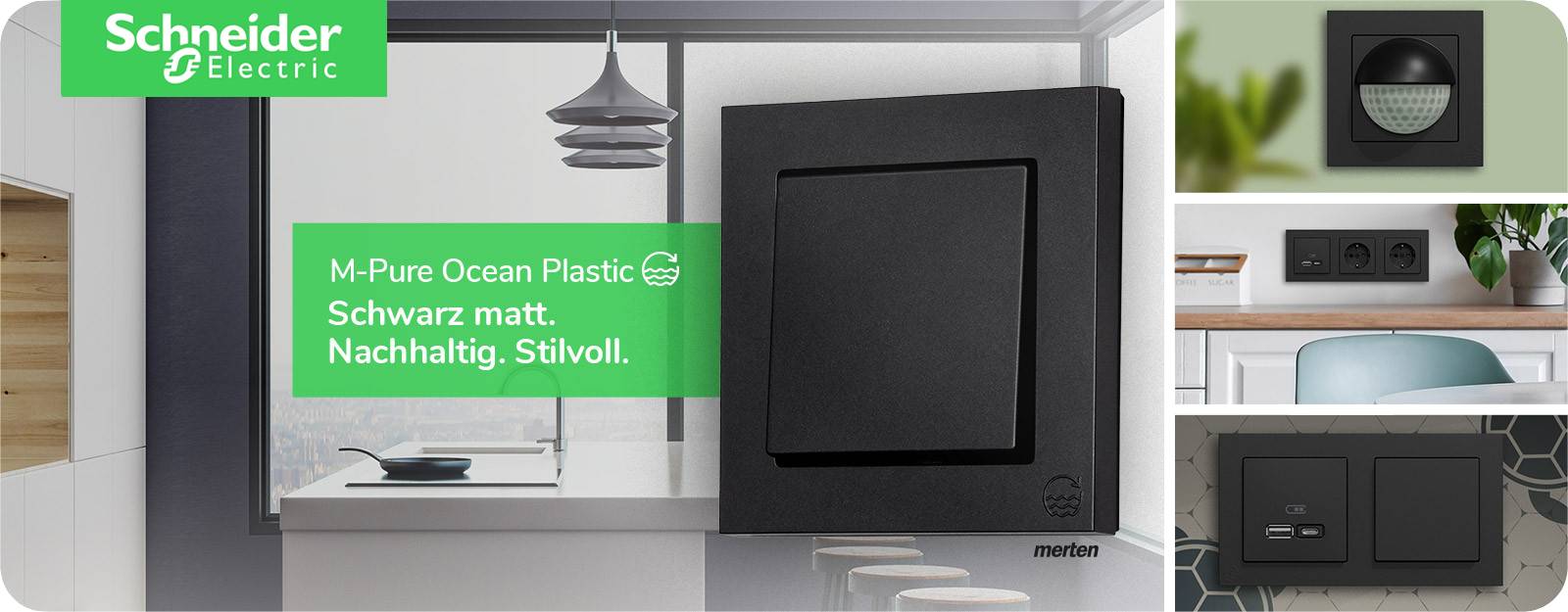 Schneider Electric M-Pure Ocean Plastic