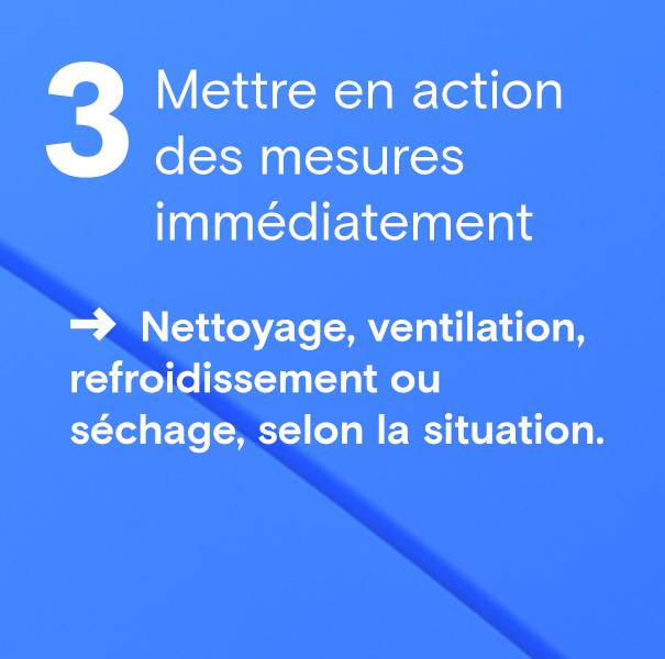 Mettre en action des mesures immédiatement
