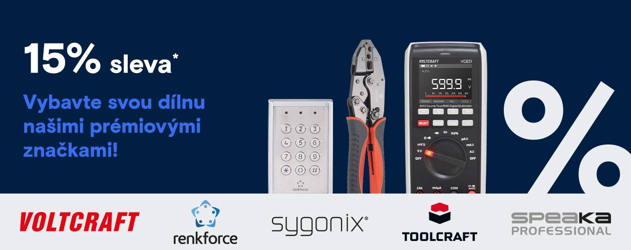 15% off Voltcraft, Toolcraft, and more. Professional quality, now at an exclusive price!		