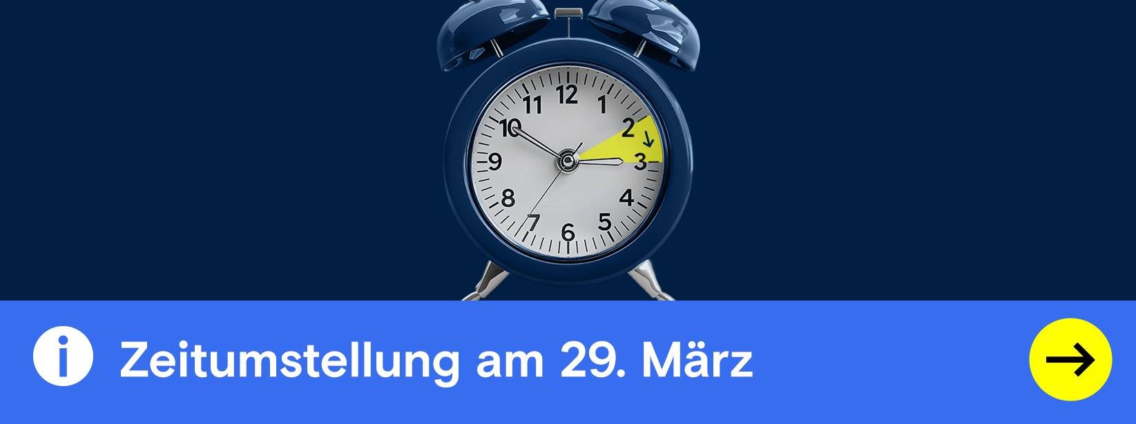 Zeitumstellung am 29.März