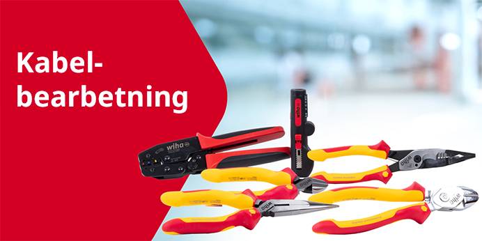 Wiha mät- och testinstrument, tumstockar, mätinstrument och digitala mätinstrument.Wiha kabelbearbetningsverktyg, tänger och andra verktyg.