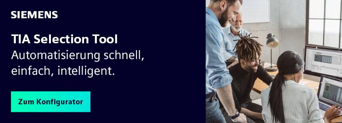 Siemens TIA Selection Tool Produkt-Konfigurator