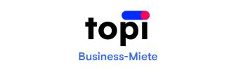 topi Logo mit dem Text Business-Miete darunter