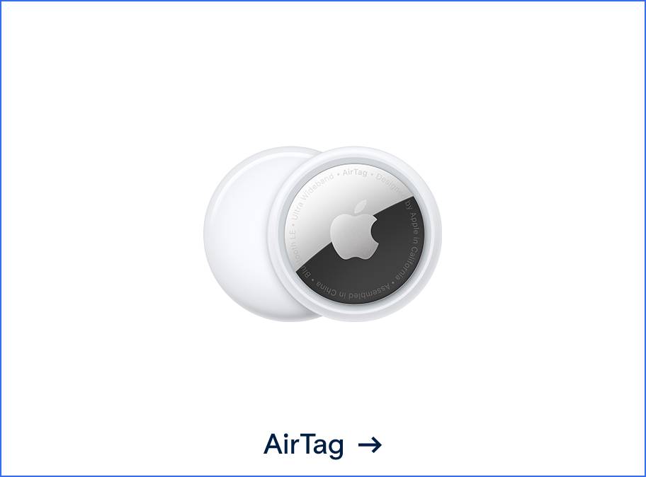 Bild des Apple AirTag. Weiterleitung zum Apple AirTag