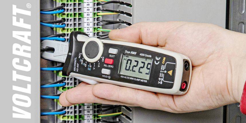 Proudové kleště Voltcraft s ultra tenkými čelistmi