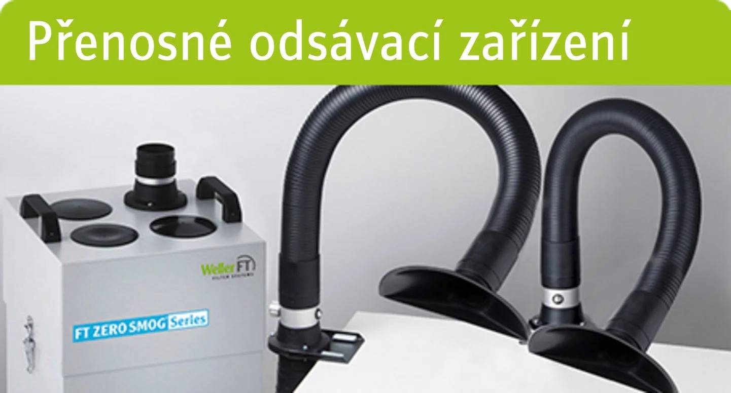 Přenosné odsávací zařízení Weller Filtration