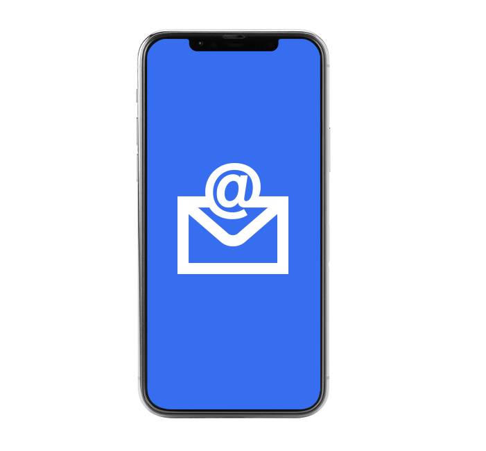 Smartphone-E-Mail-Symbol (@) 