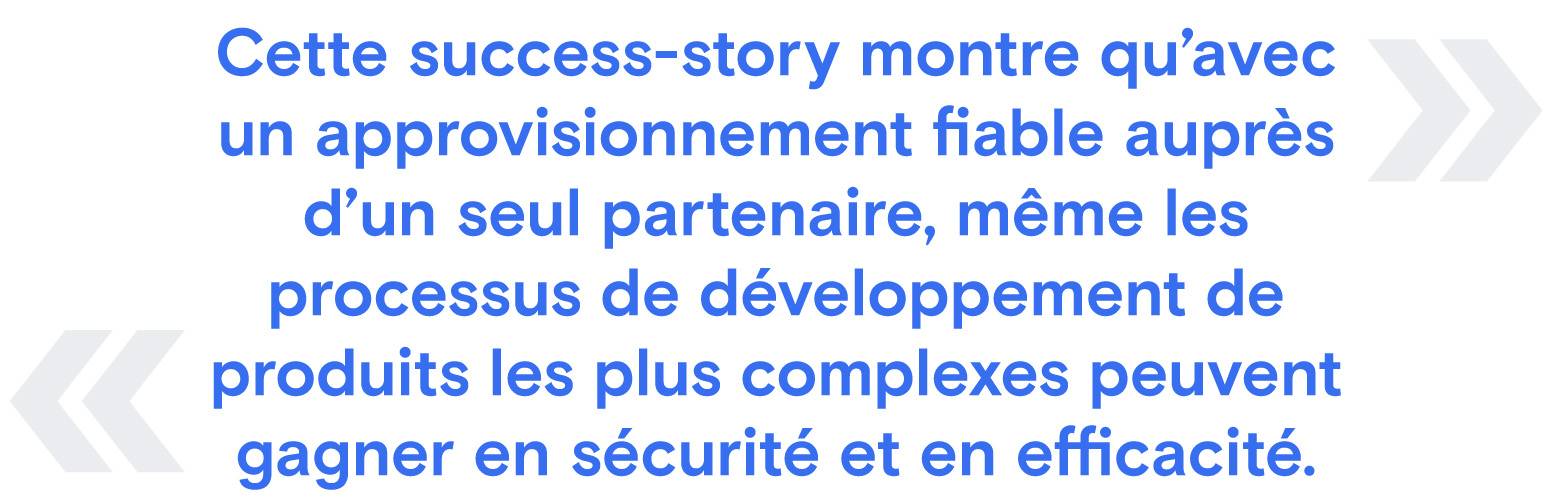 Fiabilité de l'approvisionnement