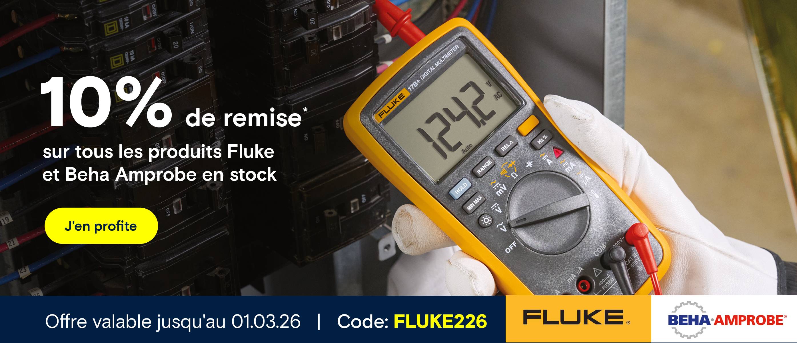 Fluke 10 % de remise