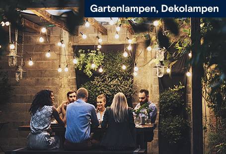 Garten und Dekolampen