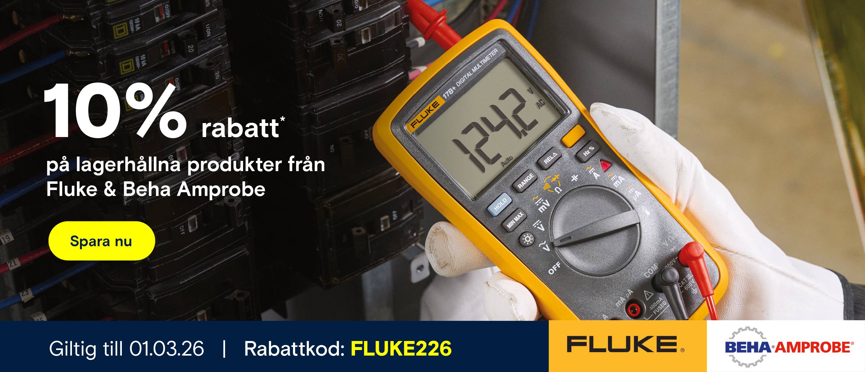Fluke 10% rabatt