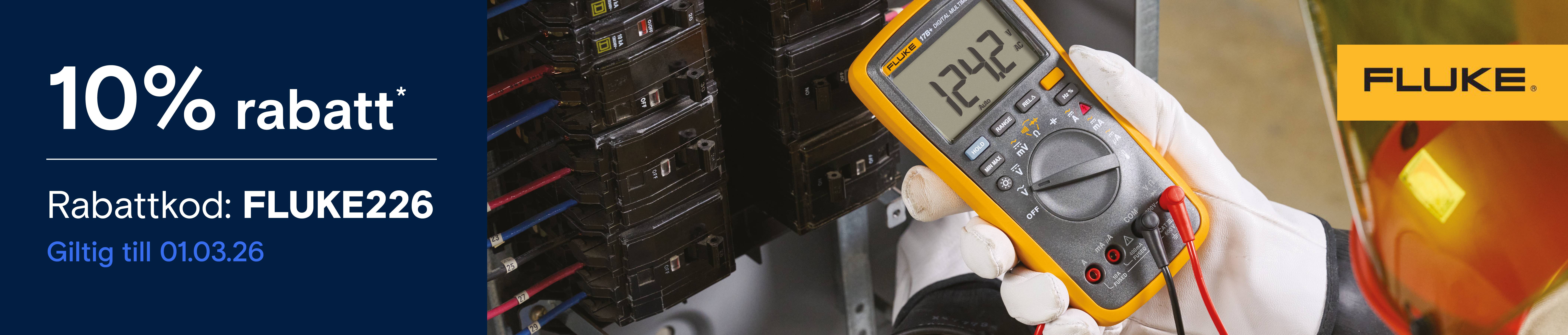 Fluke - 10 % rabatt