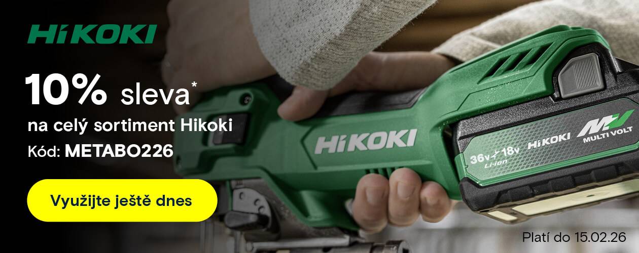 10% sleva Hikoki