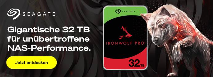 Seagate - gigantische 32 TB für unübertroffene NAS-Performance