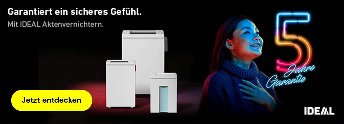 IDEAL - Garantiert ein sicheres Gefühl.