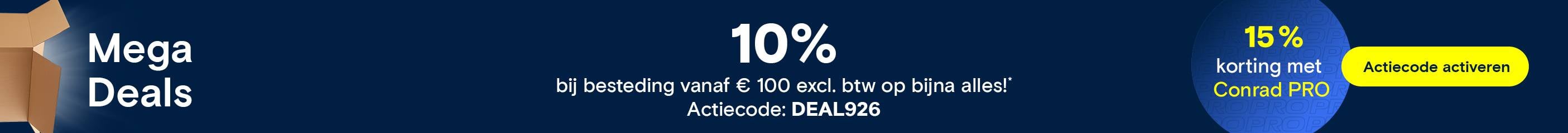 Conrad Mega Deals tot 10% korting*