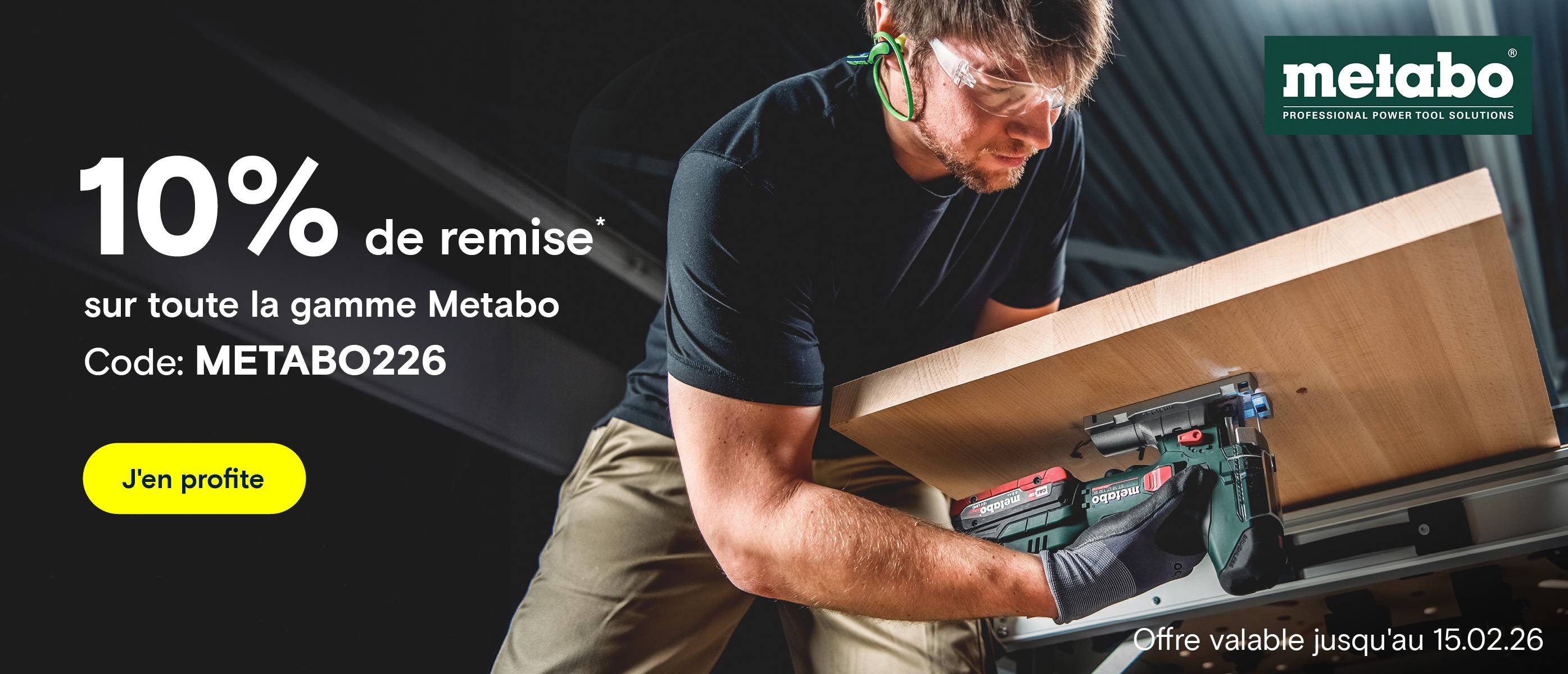 Metabo 10 % de remise