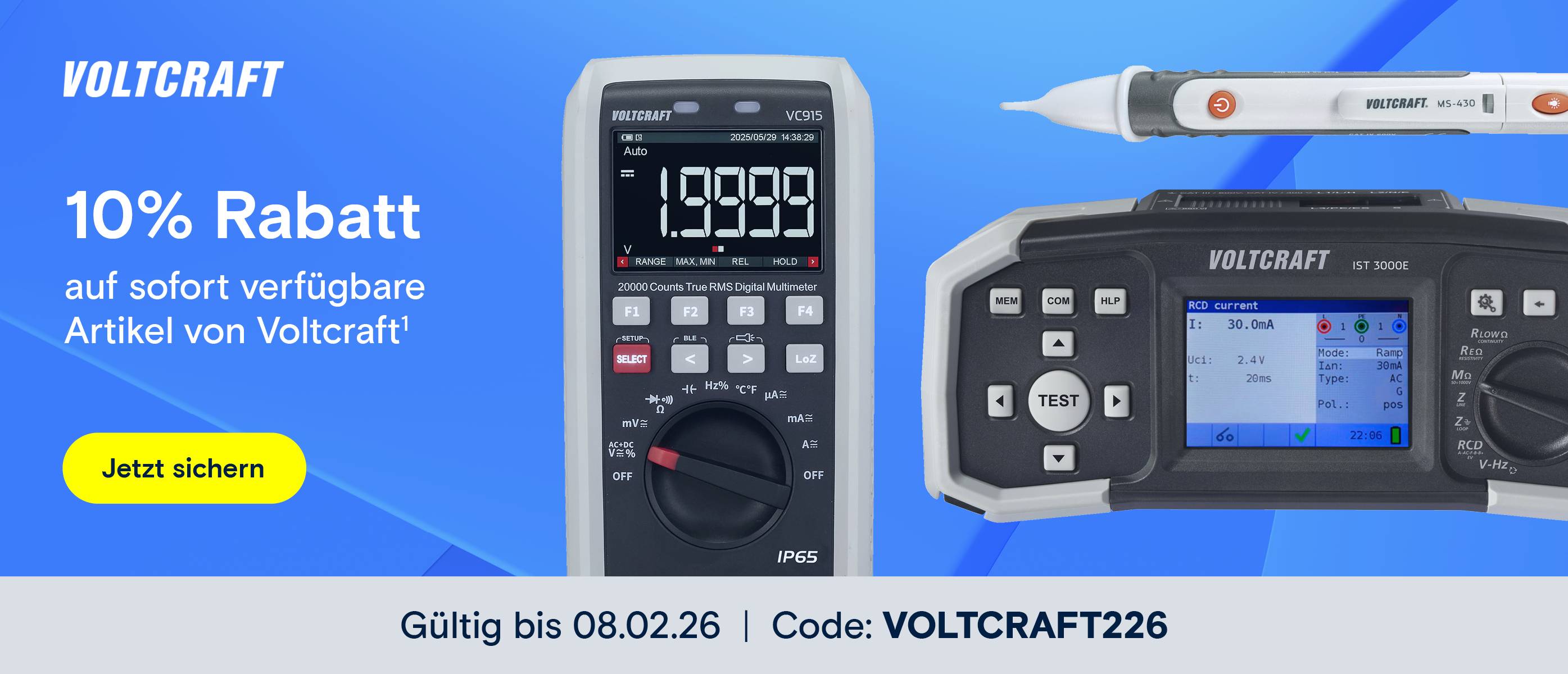 Voltcraft 10% Rabatt