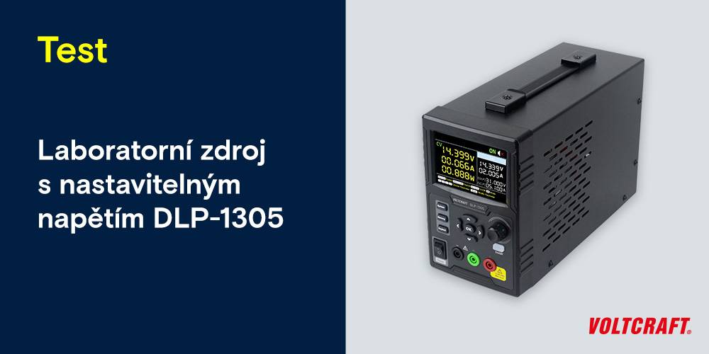 Laboratorní zdroj DLP-1305. Lineárních 150 wattů v malém těle
