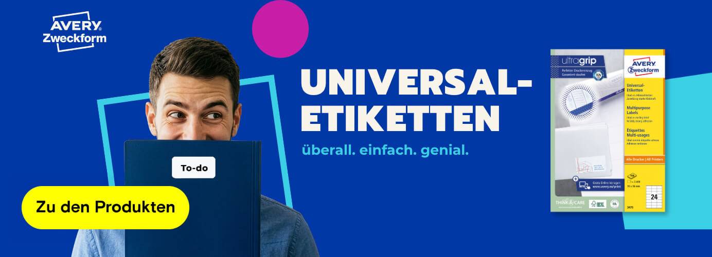 Avery - Universal-Ettiketten