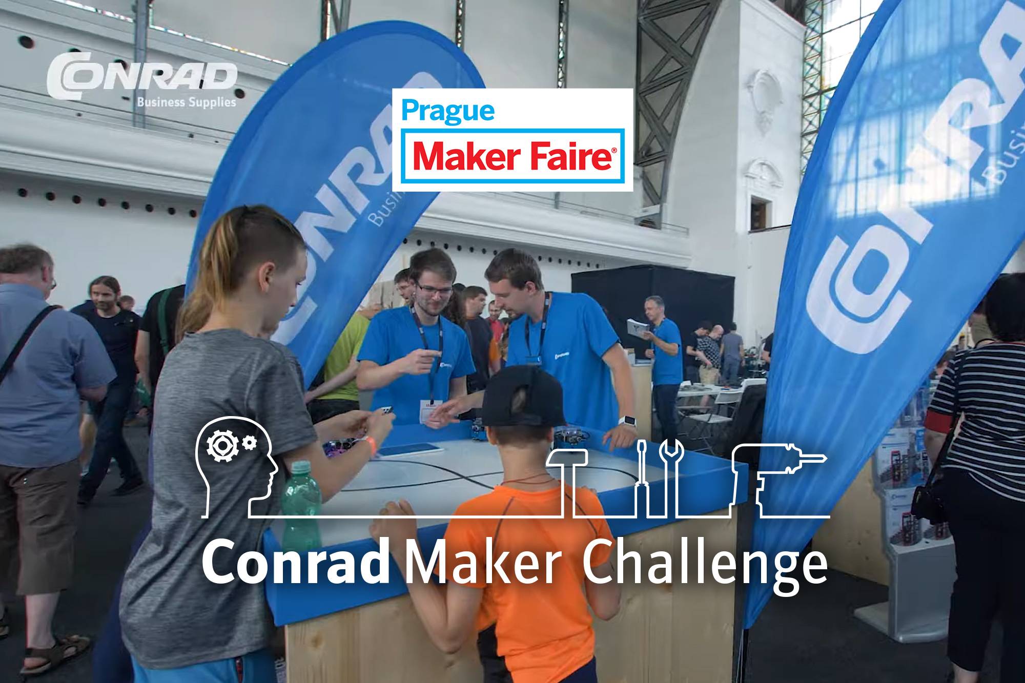 Conrad se zúčastnil prvního českého Maker Fairu