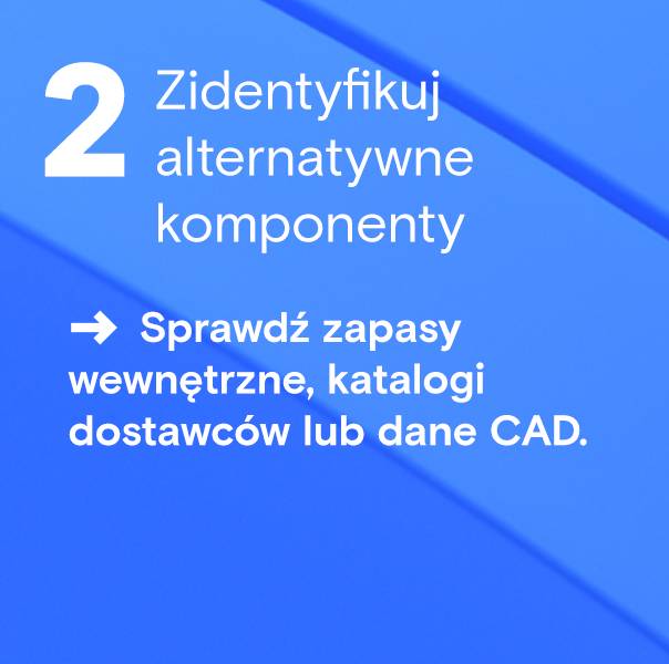 Zidentyfikuj alternatywne komponenty