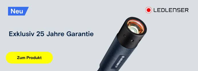 LEDLENSER - Exklusiv 25 Jahre Garantie