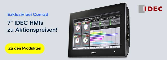 7" IDEC HMIs zu Aktionspreisen!