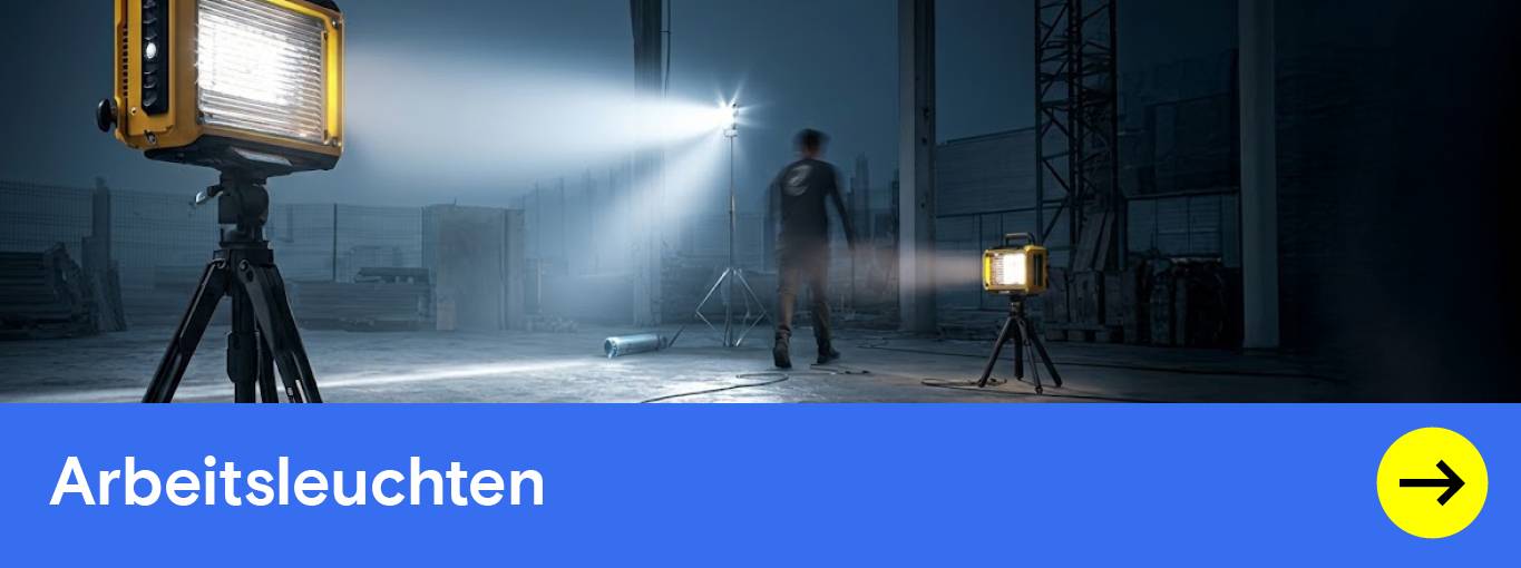 Anwendungsbild Beleuchtung. Arbeitsleuchten