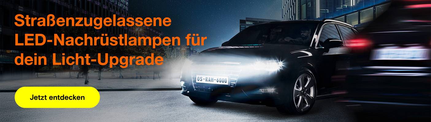 Straßenzugelassene LED Nachrüstlampen für dein Licht-Upgrade