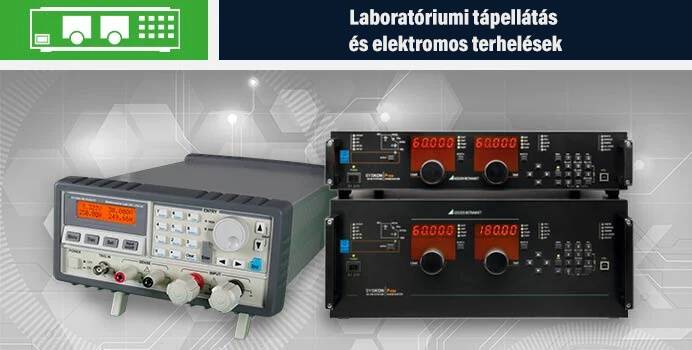 Laboratóriumi tápellátás és elektromos terhelések