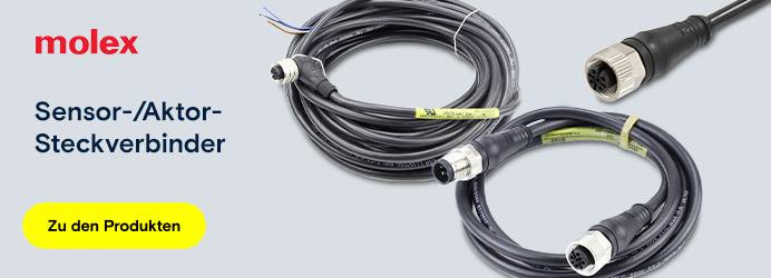 molex - Sensor- / Aktor-Steckverbinder