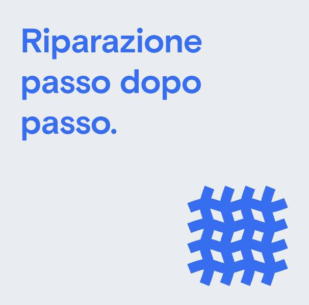 Riparazione passo dopo passo