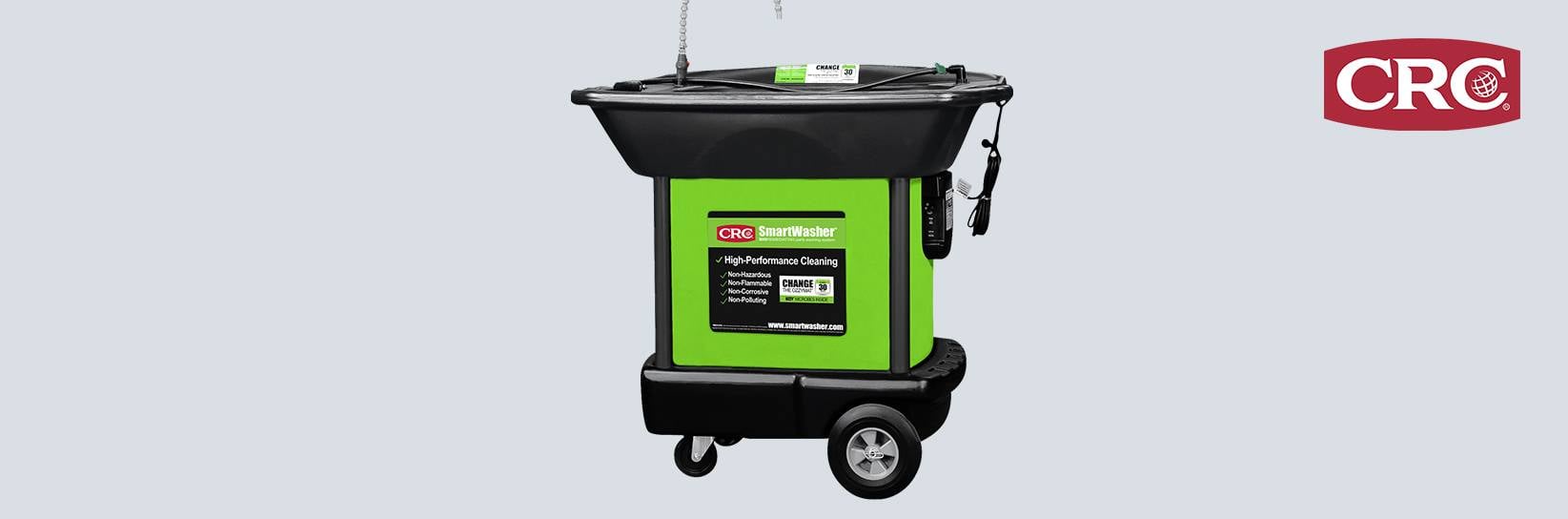 Mobiler CRC SmartWasher für biologische Teilereinigung.