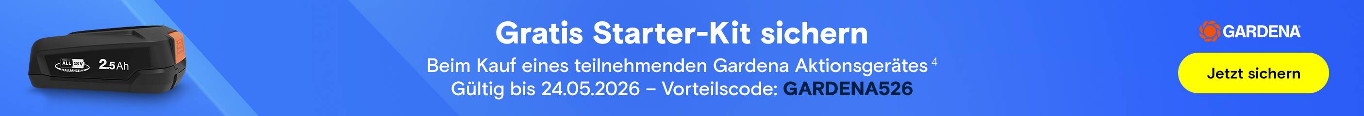 Gardena Starterkit Aktion