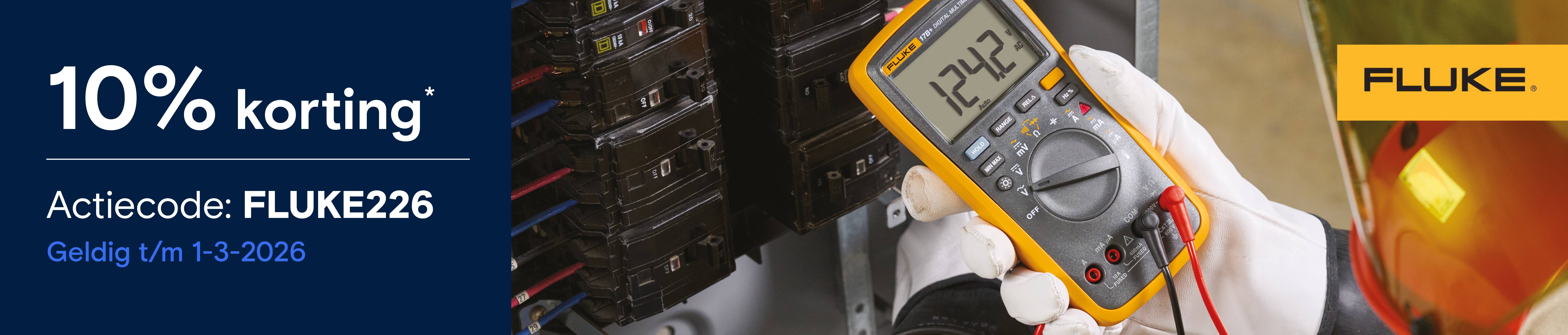 Fluke - 10% korting