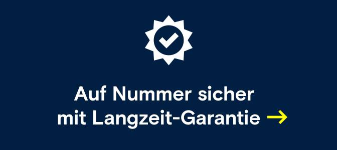 Auf Nummer sicher mir Langzeit-Garantie