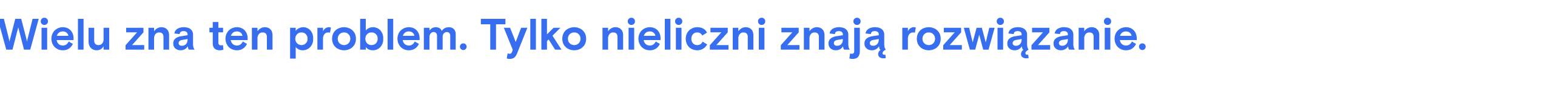 Niebieski tekst „Jak zminimalizować czas przestoju” na jasnoszarym tle.