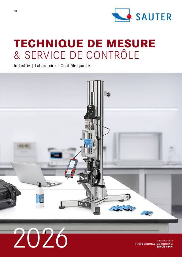Catalog Technique De Mesure & Service De Contrôle 2026