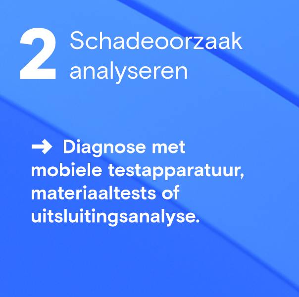 Schadeoorzaak analyseren