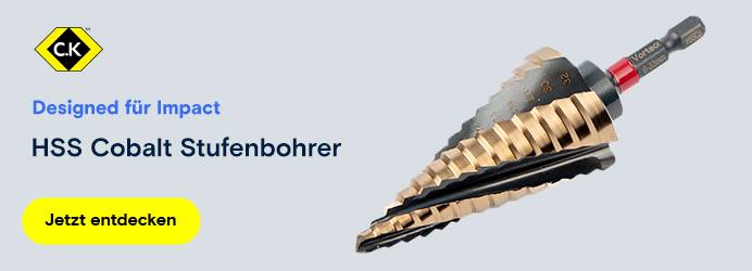 C.K HSS Cobalt Stufenbohrer