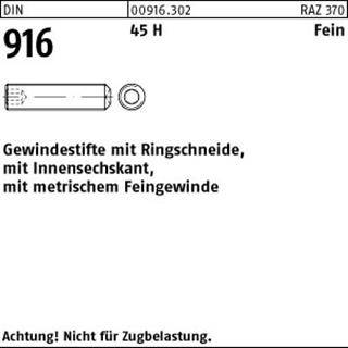 Gewindestifte DIN 916 45 H M 10 x 1 x 10 Inhalt 100 Stück 