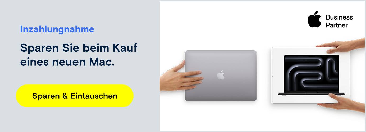 Trade-In, Sparen Sie beim Kauf eines neuen Mac. 